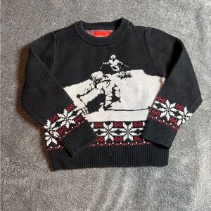 Holiday Lane Boys 2T skier holiday knit Sweater